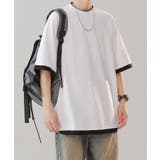 【aimoha neo】Monochrome Trim T-Shirt | aimoha men | 詳細画像18 