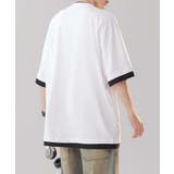 【aimoha neo】Monochrome Trim T-Shirt | aimoha men | 詳細画像20 