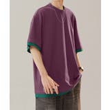 【aimoha neo】Monochrome Trim T-Shirt | aimoha men | 詳細画像22 