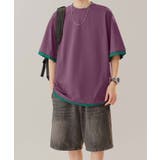 【aimoha neo】Monochrome Trim T-Shirt | aimoha men | 詳細画像23 