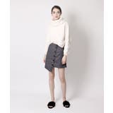 グレンチェッククロススカート チェック スカート | aimoha  | 詳細画像2 