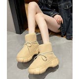 ベージュ | 【shoes365】丸コロスノーブーツ【AW】 | aimoha