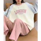 ブルー | ロゴデザインスウェット | aimoha 