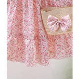 【aimoha-KIDS-】小花柄シャーリングワンピース(バッグ付き) | aimoha kids | 詳細画像11