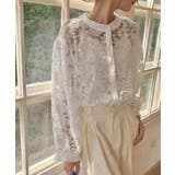 フラワーレース シアーカーディガン＆キャミソールセット | aimoha  | 詳細画像1 