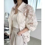 ボタニカルレースシアーブルゾン | aimoha | 詳細画像2