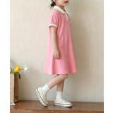 【aimoha-KIDS-】配色カラー半袖ワンピース | aimoha kids | 詳細画像11 