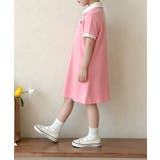 【aimoha-KIDS-】配色カラー半袖ワンピース | aimoha kids | 詳細画像12 