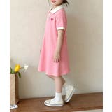 【aimoha-KIDS-】配色カラー半袖ワンピース | aimoha kids | 詳細画像13 