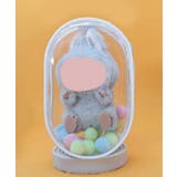 ホワイト | キーホルダー付きクリアポーチ | aimoha 