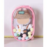 ピンク | キーホルダー付きクリアポーチ | aimoha 