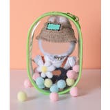 グリーン | キーホルダー付きクリアポーチ | aimoha 