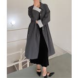 【BANICO】袖ストライプ ロングシャツコート | aimoha  | 詳細画像10 