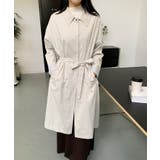 【BANICO】袖ストライプ ロングシャツコート | aimoha  | 詳細画像6 