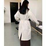 【BANICO】袖ストライプ ロングシャツコート | aimoha  | 詳細画像5 