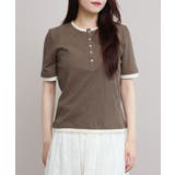 バイカラーヘンリーTシャツ | aimoha  | 詳細画像9 