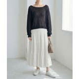 ブラック | シアーリラックス ニットプルオーバー | aimoha