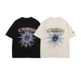 個性派抽象画プリント半袖ビッグTシャツ 韓国ファッション ストリート系 | HOOK | 詳細画像1