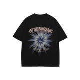 ブラック | 個性派抽象画プリント半袖ビッグTシャツ 韓国ファッション ストリート系 | HOOK