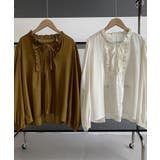 韓国風ピンタックブラウス ブラウス 長袖 | aimoha | 詳細画像3