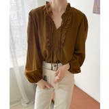 韓国風ピンタックブラウス ブラウス 長袖 | aimoha | 詳細画像4