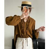 韓国風ピンタックブラウス ブラウス 長袖 | aimoha | 詳細画像1