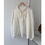 韓国風ピンタックブラウス ブラウス 長袖 | aimoha | 詳細画像2