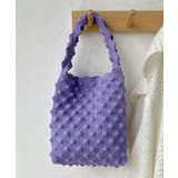 パープル | ビビットカラーネット編みミニバッグ レディース 結婚式 | aimoha