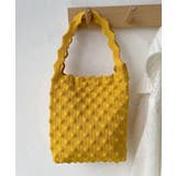 イエロー | ビビットカラーネット編みミニバッグ レディース 結婚式 | aimoha