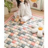 コットンキルティングふわふわフロアマット ラグ おしゃれ | aimoha  | 詳細画像8 