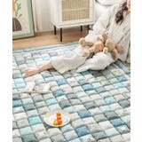コットンキルティングふわふわフロアマット ラグ おしゃれ | aimoha  | 詳細画像10 