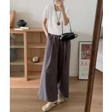 【BANICO】UネックリブTシャツ | aimoha  | 詳細画像15 
