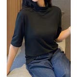 ハイネックフィット半袖トップス | aimoha | 詳細画像8