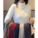 ハイネックフィット半袖トップス | aimoha | 詳細画像11