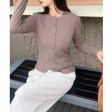 aimoha - select -/ヘンリーネックリブトップス | aimoha  | 詳細画像4 
