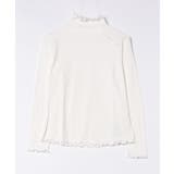 aimoha   select  ショルダーボタンリブメロウハイネックトップス | aimoha  | 詳細画像3 