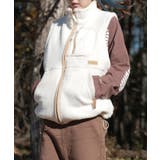 ホワイト | 【smore】S'more boa vest | aimoha
