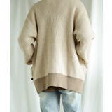 【smore】Bicolor knit cardigan | aimoha  | 詳細画像18 
