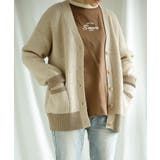 【smore】Bicolor knit cardigan | aimoha  | 詳細画像20 
