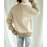 【smore】Bicolor knit cardigan | aimoha  | 詳細画像23 