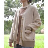 【smore】Bicolor knit cardigan | aimoha  | 詳細画像39 