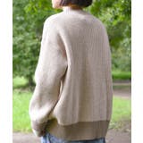 【smore】Bicolor knit cardigan | aimoha  | 詳細画像40 