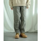 【smore】Knee tuck cotton pants | aimoha men | 詳細画像1 