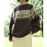 【smore】S'more nordic sweater【AW】 | aimoha  | 詳細画像12 