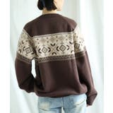【smore】S'more nordic sweater【AW】 | aimoha  | 詳細画像4 