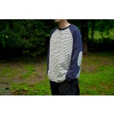 【smore】Raglan sleeve border L/S T-shirt | aimoha men | 詳細画像33 