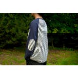 【smore】Raglan sleeve border L/S T-shirt | aimoha men | 詳細画像35 