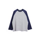 【smore】Raglan sleeve border L/S T-shirt | aimoha men | 詳細画像8 