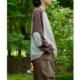 ブラウン | 【smore】Raglan sleeve border L/S T-shirt | aimoha men