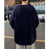 オーバーサイズ ストレッチワッフルリバーシブルニット オーバーサイズ | aimoha men | 詳細画像6 